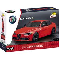 Konstruktorius, automobilis Cobi Alfa Romeo Giulia Quadrifoglio 24604, 90 vnt., raudona sp.