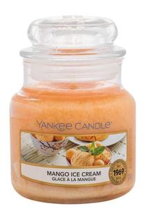Žvakė, aromatinė Yankee Candle Mango Ice Cream, 20 - 30 h, 104 g, oranžinė sp.