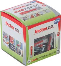 Dībelis Fischer DuoPower Dowels 8x40 S PH LD, 40 mm, 50 gab.