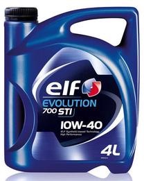 Motoreļļa Elf Evolution 700 STI 10W - 40, daļēji sintētiska, 4 l