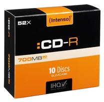 Ierakstāms kompaktdisks Intenso, 700 MB, 10gab.