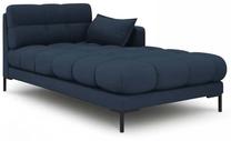 Sofa Micadoni Home Mamaia Chaise Longue, tamsiai mėlyna sp., dešininė, 185 x 105 cm x 75 cm