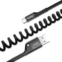 Kabelis Baseus, USB Type C/USB Type A, 100 cm, juoda sp.