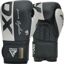 Боксерские перчатки RDX F4 BGR-F4G-10OZ, черный цв./серый цв., 10 oz