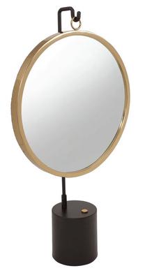 Kosmētiskais spogulis Kayoom Eleganca 325, stāvošs, 41 cm x 77.5 cm, zelta krās./melna krās.