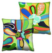 Dekoratyvinė pagalvėlė Mioli Decor Set, žalia sp./įvairių spalvų, 43 cm x 43 cm, 2 vnt.