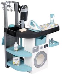Игрушечный инструмент, прачечная Smoby Rowenta Wash & Clean, синий цв./белый цв.