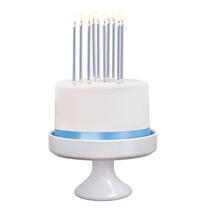 Свеча Susy Card Candles With Holders, серебристый цв., 20 шт.