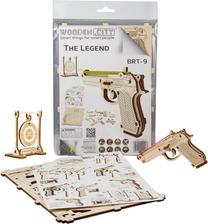 Набор для изготовления деревянных фигур Wooden City The Legend, бежевый цв.