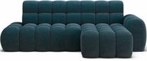 Kampinė sofa Ceedro, mėlyna sp., dešininė, 165 x 283 cm x 98 cm