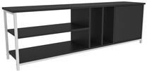 ТВ стол Kalune Design Oneida, антрацитовый цв./белый цв., 140 см x 35.3 см x 50.8 см