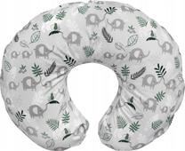 Barošanas spilvens Chicco Boppy Elephant, balta krās./pelēka krās.