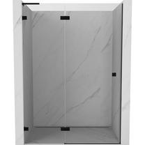Dušo durys Mexen Lunar L Left, 130 cm x 200 cm, juoda sp./grūdintas