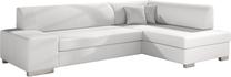 Kampinė sofa Fabio Soft 17, balta sp., dešininė, 167 x 268 cm x 73 cm