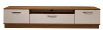 ТВ стол Kalune Design Trendstyle 180-CB, белый цв./ореховый цв., 40 см x 180 см x 46 см