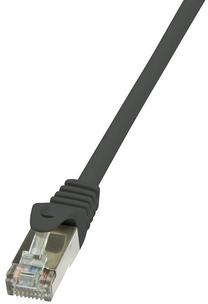 Laidas Logilink CAT 5e F/UTP CP1053S RJ-45 8P8C, RJ-45 8P8C, 2 m, juoda sp.