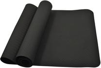 Fitnesa un jogas paklājs Phoenix Yoga Mat, melna krās., 183 cm x 61 cm