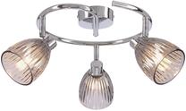 Lampa griesti Candellux Lighting Jeffrey 98-54913, G9, 3 x 40 W, pelēka krās. / sudraba krās.