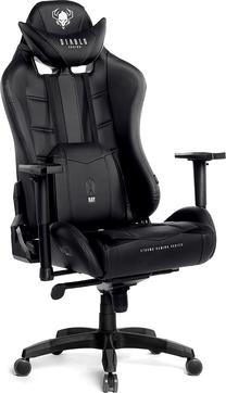 Игровой стул Diablo Chairs X-Ray King Size XL, 50 x 58 x 132 - 139 см, черный цв.