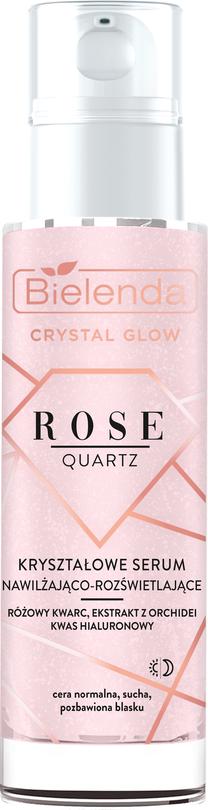 Veido serumas Bielenda Crystal Glow Rose Quartz, 30 ml