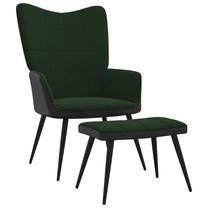 Krėslas VLX Relaxing 327822, tamsiai žalia sp., 61 cm x 70 cm x 96.5 cm