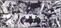 Pelės kilimėlis Subsonic Batman - Anti-Rutsch-Mauspad XXL SA5589-B1, 90 cm x 40 cm x 0.3 cm, balta sp./juoda sp.