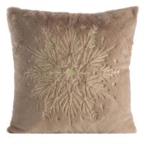 Рождественский декоративный чехол на подушку PSWA-272, коричневатый цв., 45 см x 45 см