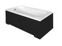 Ванна, свободно устанавливаемая Besco Aria, 70 см x 140 см x 53.5 см, прямоугольный, белый цв./черный цв.