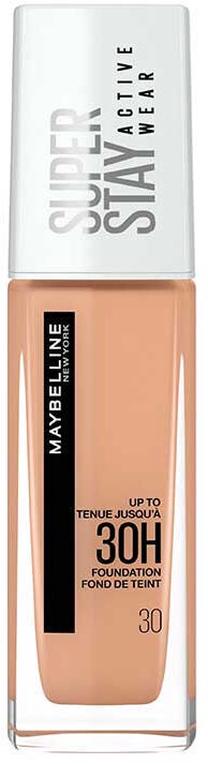 Skystas makiažo pagrindas Maybelline Super Stay Active Wear 30H, 30 sand, 30 ml