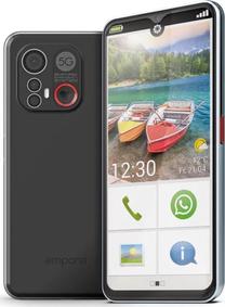 Mobilais telefons Emporia Smart 6, 128 GB, melns krās.