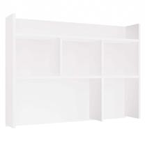 Lentyna, balta, 96.4 cm x 18 cm x 70 cm