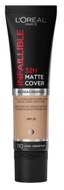 Skystas makiažo pagrindas L’Oréal Paris Infaillible 32H, 110 cool undertone, 30 ml