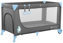 Kelioninė lovytė KinderKraft Joy, mėlyna sp. Prekė su pažeista pakuote.