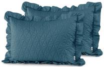 Pagalvės užvalkalas AmeliaHome Tilia, mėlyna, 70 cm x 50 cm