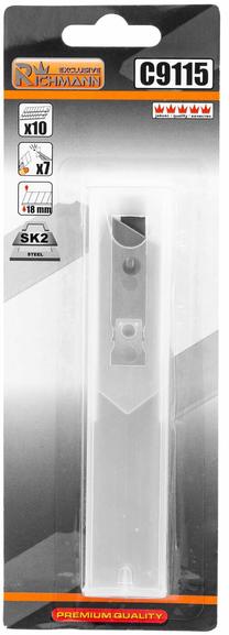 Набор лезвий Richmann 42-C9115, 1.8 см, cталь, 12 шт.