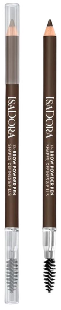 Uzacu zīmulis IsaDora The Brow Powder, 1.1 g, dark brown 02