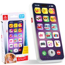 Игрушечный телефон Hola Record & Learn Baby, 14.5 см, белый цв./фиолетовый цв.