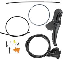 Galiniai diskiniai stabdžiai Shimano GRX ST-RX600(R) + BR-RX400(R) IRX4001RRDSC170A, plastikas/metalas, juoda sp.
