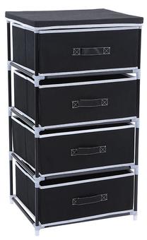 Komoda Songmics, juoda sp., 84.5 cm x 35 cm x 45 cm
