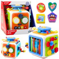 Развивающий кубик, сортировщик форм Huanger Activity Box, 21 см, многоцветный