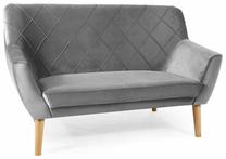 Sofa Kier 2, pilka sp., 136 x 90 cm x 75 cm