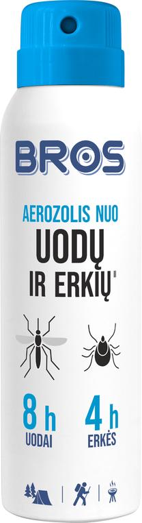 Aerozolis nuo uodų ir erkių Bros, 90 ml