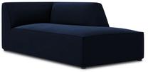 Sofa Micadoni Home Ruby Velvet Chaise Longue, tamsiai mėlyna sp., dešininė, 181 x 93 cm x 69 cm
