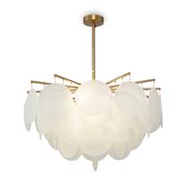 Šviestuvas kabinamas Maytoni Modern MOD136PL-06BS1, E14, 0 °K, 6 x 60 W, balta sp. / žalvario sp.
