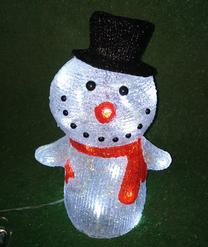 Dekorācija Christmas Touch, 24 cm, balta krās./melna krās./sarkana krās.
