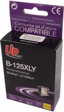 Rašalinio spausdintuvo kasetė Uprint B-125XLY-UP, geltona sp.