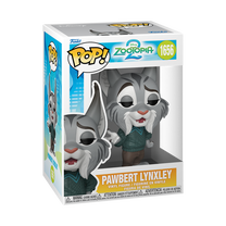 Žaislinė figūrėlė Funko POP! Pawbert Lynxley 1656, 9 cm, ruda sp./žalia sp./pilka sp.
