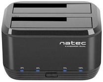 Dokstacija Natec NSD-0955, melna krās.
