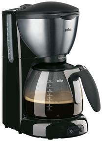 Filtra kafijas automāts Braun KF570 AromaDeluxe, melns krās.