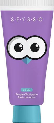 Dantų pasta Seysso Penguin, mėlynių skonio/aviečių skonio, 75 ml